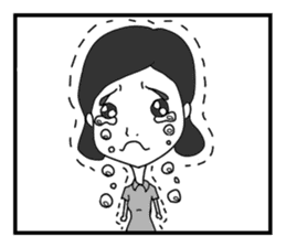 One-panel comic  <Emotions> sticker #4563570