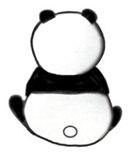 Shiro-kuro-kuma(Panda) sticker #4565647