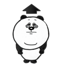 Shiro-kuro-kuma(Panda) sticker #4565670