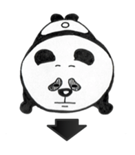 Shiro-kuro-kuma(Panda) sticker #4565671