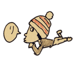 hat Boys and dumpling Girl sticker #4566033