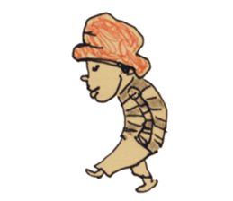 hat Boys and dumpling Girl sticker #4566039