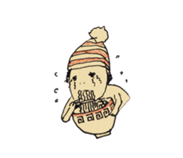 hat Boys and dumpling Girl sticker #4566040