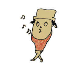 hat Boys and dumpling Girl sticker #4566042