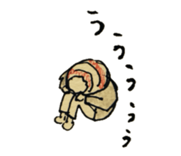 hat Boys and dumpling Girl sticker #4566049