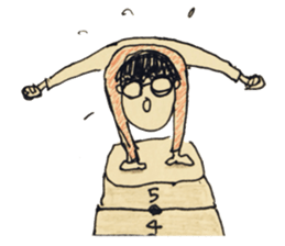 hat Boys and dumpling Girl sticker #4566052