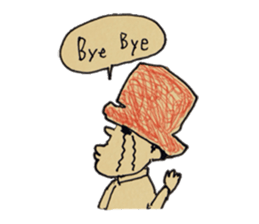 hat Boys and dumpling Girl sticker #4566053