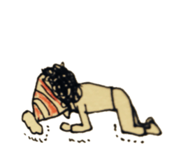 hat Boys and dumpling Girl sticker #4566055