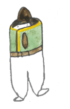 Unique vegetables. sticker #4566374