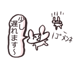 Rabbit&rabbit Sticker sticker #4566970