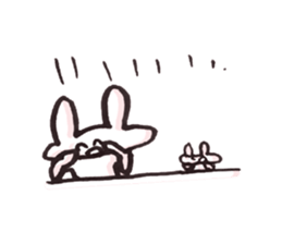 Rabbit&rabbit Sticker sticker #4566991