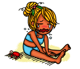 Surfing friends sticker #4567243