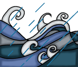 Surfing friends sticker #4567264