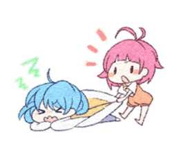 Negative Girl and Positive Girl sticker #4567348