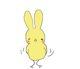 hiyokousagiSticker sticker #4567715