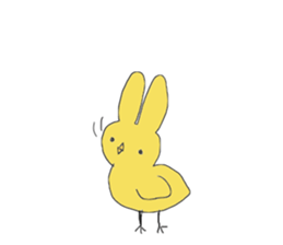 hiyokousagiSticker sticker #4567719