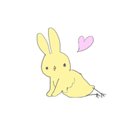 hiyokousagiSticker sticker #4567729