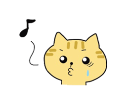 Brown cat Tama sticker #4568046