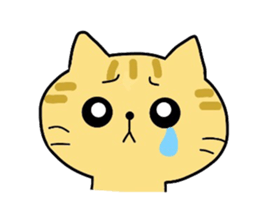 Brown cat Tama sticker #4568053