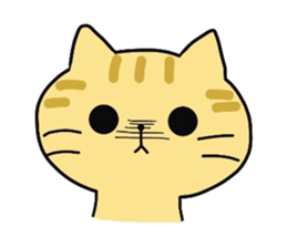 Brown cat Tama sticker #4568056