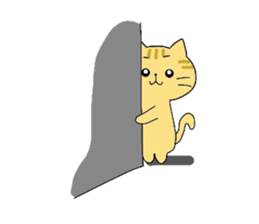 Brown cat Tama sticker #4568058