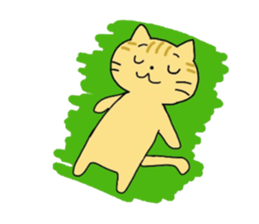 Brown cat Tama sticker #4568064