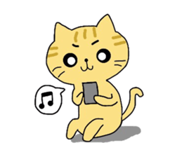 Brown cat Tama sticker #4568067
