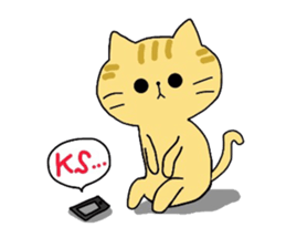 Brown cat Tama sticker #4568068