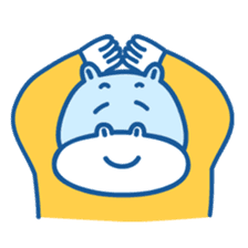 hippopotamus daddy sticker #4568138