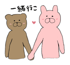 Rabbit  Bear sticker #4568422