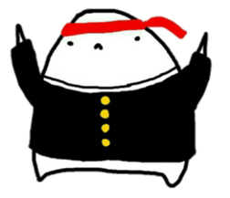 Grumpy alien sticker #4569113