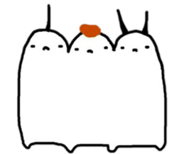 Grumpy alien sticker #4569115