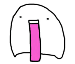 Grumpy alien sticker #4569116