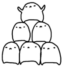 Grumpy alien sticker #4569121