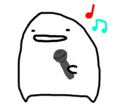 Grumpy alien sticker #4569125