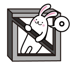 Impossible figure and Trompe l'oeil sticker #4569161