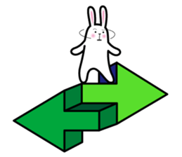 Impossible figure and Trompe l'oeil sticker #4569163