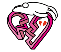 Impossible figure and Trompe l'oeil sticker #4569168