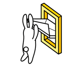 Impossible figure and Trompe l'oeil sticker #4569172