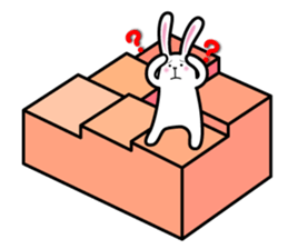 Impossible figure and Trompe l'oeil sticker #4569179