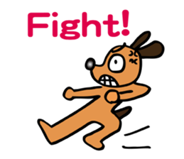 The funky dog 3 sticker #4569447