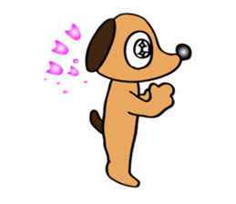 The funky dog 3 sticker #4569452