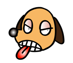 The funky dog 3 sticker #4569458