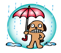 The funky dog 3 sticker #4569468