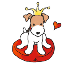 Feelings of Wire Fox Terrier sticker #4569792