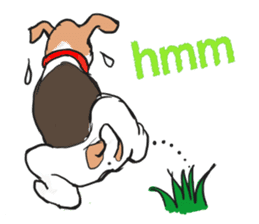 Feelings of Wire Fox Terrier sticker #4569796