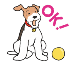 Feelings of Wire Fox Terrier sticker #4569803
