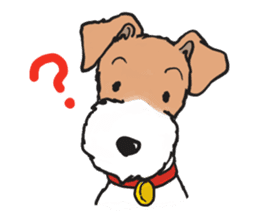 Feelings of Wire Fox Terrier sticker #4569806
