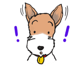 Feelings of Wire Fox Terrier sticker #4569808