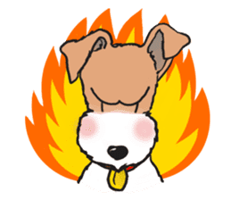Feelings of Wire Fox Terrier sticker #4569811